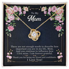 Forever Grateful - Love Knot Necklace